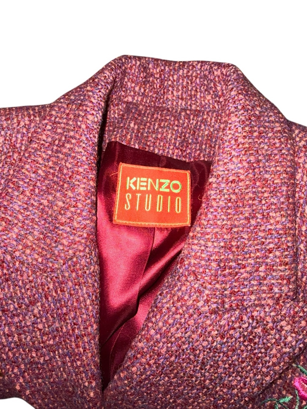 Vintage Kenzo Embroidered Blazer Size 8 - Picture 4 of 5